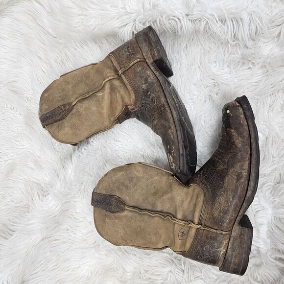 Ariat Other - Ariat Rambler Men's 8.5EE Earth Brown Bomber Western Square Toe Boots
